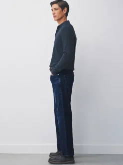 Jeans|Next - Straight fit - Signature jeans met ceintuur Blauw