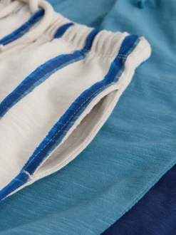 Jeans En Joggingbroeken*Next - Stripe Joggers 3 Pack (3mths-7yrs) Blauw