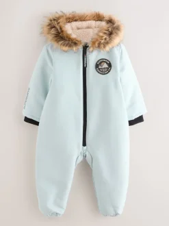 Jassen, Jacks En Kinderwagenpakjes|Superdry Blauw - Everest sneeuwpak