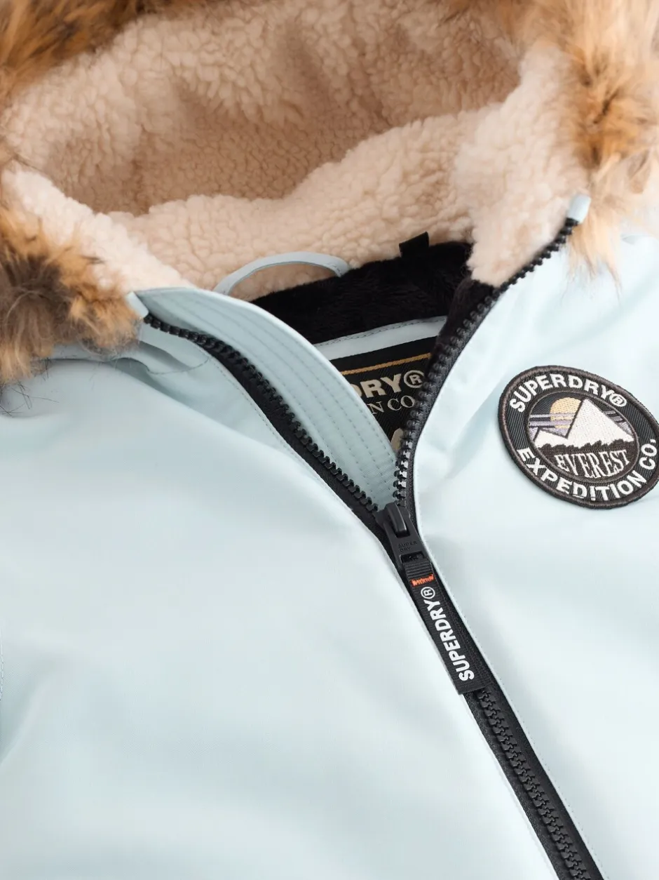 Jassen, Jacks En Kinderwagenpakjes|Superdry Blauw - Everest sneeuwpak