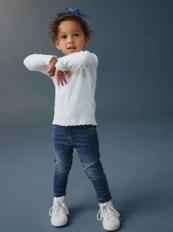 Jeans En Joggingbroeken|Jeans*Next - Superskinny-fit jegging (3 mnd-7 jr) Blauw