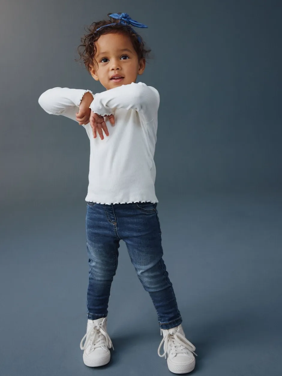 Jeans En Joggingbroeken|Jeans*Next - Superskinny-fit jegging (3 mnd-7 jr) Blauw