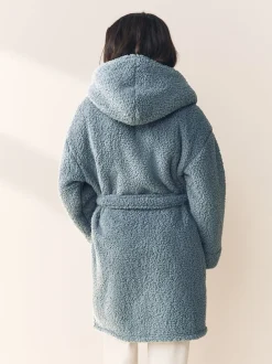 Badjassen*Next - Teddy badjas Blauw