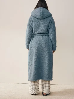 Badjassen|Next - Teddy badjas Blauw