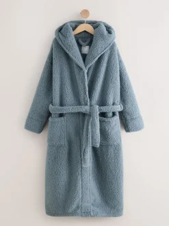 Badjassen|Next - Teddy badjas Blauw