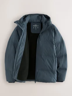 Jassen En Jacks*Next - ThermoGen regenbestendige gewatteerde Jack Blauw