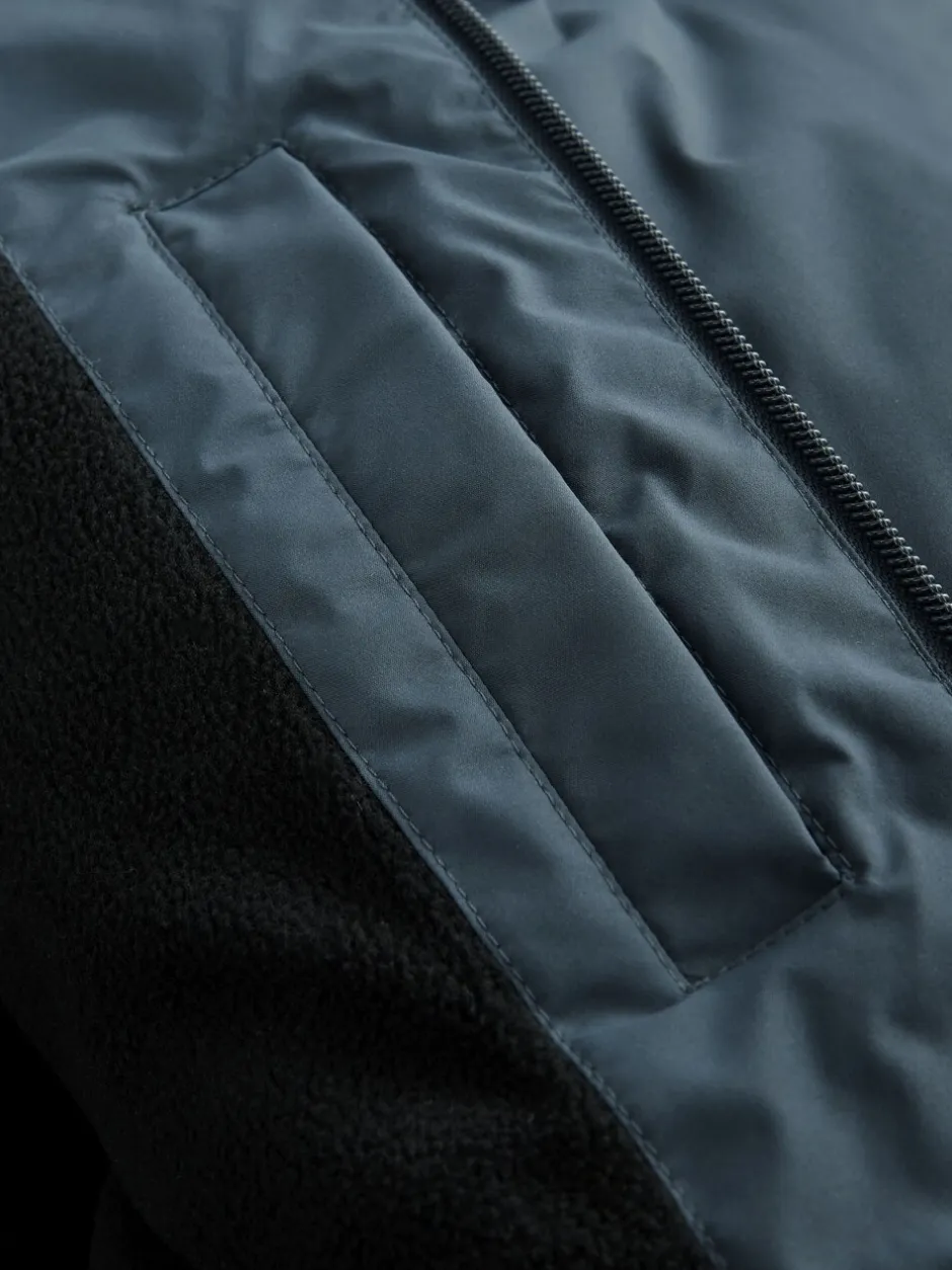 Jassen En Jacks*Next - ThermoGen regenbestendige gewatteerde Jack Blauw
