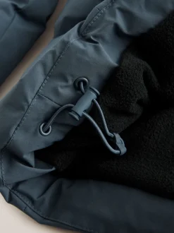 Jassen En Jacks*Next - ThermoGen regenbestendige gewatteerde Jack Blauw