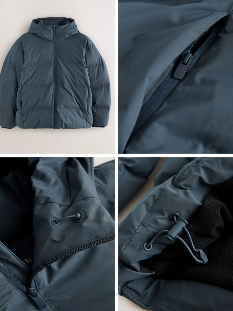 Jassen En Jacks*Next - ThermoGen regenbestendige gewatteerde Jack Blauw