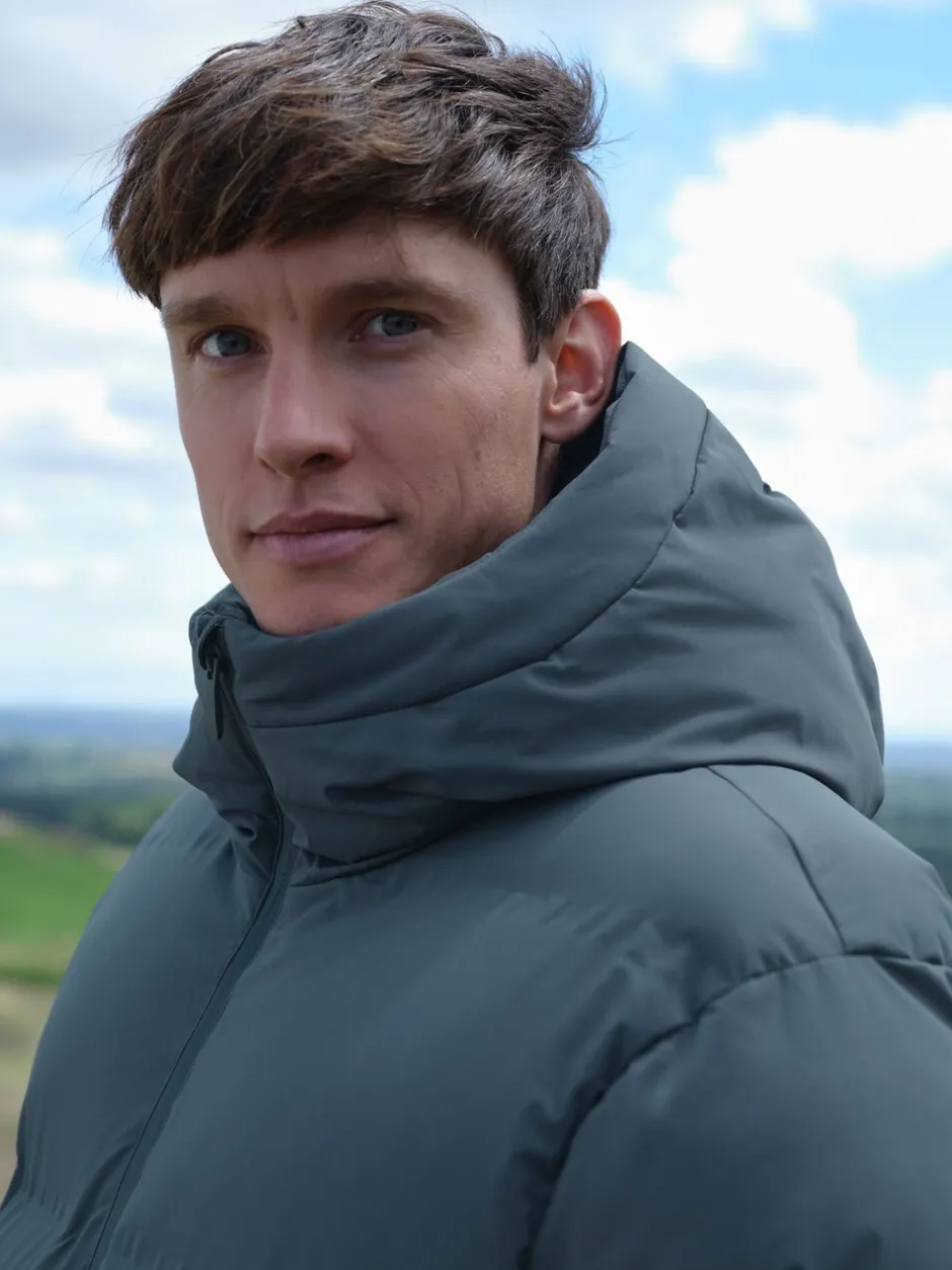 Jassen En Jacks*Next - ThermoGen regenbestendige gewatteerde Jack Blauw