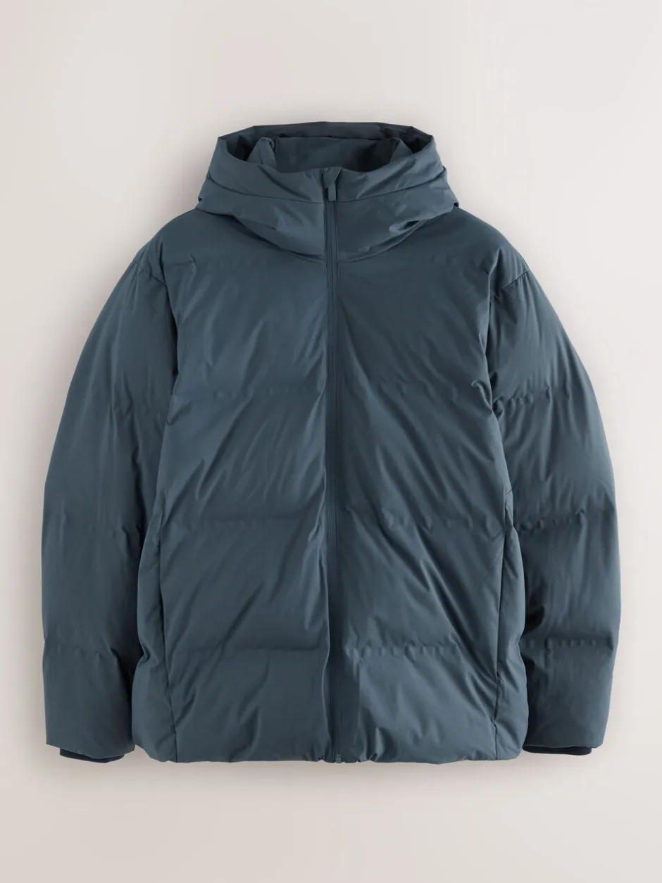 Jassen En Jacks*Next - ThermoGen regenbestendige gewatteerde Jack Blauw