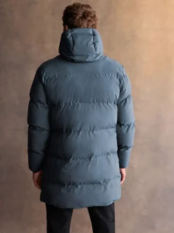 Jassen En Jacks|Next - ThermoGen regenbestendige gewatteerde Jack Blauw