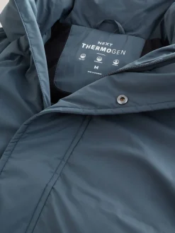 Jassen En Jacks|Next - ThermoGen regenbestendige gewatteerde Jack Blauw