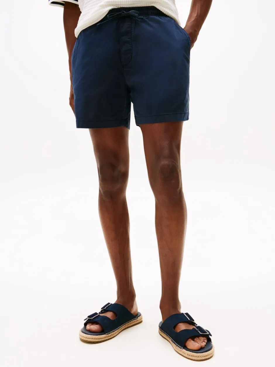 Shorts|Tommy Hilfiger - Flag Embroidery Shorts Blauw