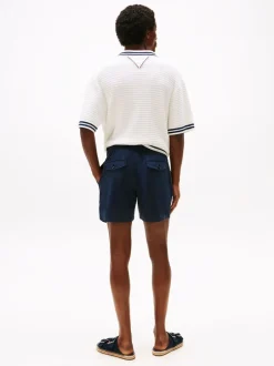 Shorts|Tommy Hilfiger - Flag Embroidery Shorts Blauw