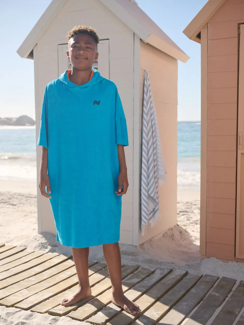 Badkleding|Next - Towelling Poncho (3-16yrs) Blauw