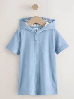 Badkleding|Badkleding*Next Blauw - Towelling Zip Through Cover-Up (3mths-7yrs)