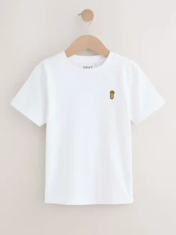 T-Shirts|Tops*Next Blauw - T-shirts met korte mouwen en geborduurd rendier, verpakking van 4 (3-16jr)