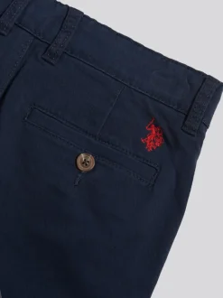 Shorts|U.S. Polo Assn - Classic Chino Shorts Blauw