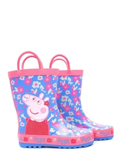 Laarzen|Vanilla Underground - Peppa Pig Kids Wellies with Handles Blauw