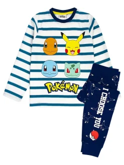 Pyjama's*Vanilla Underground Blauw - pyjama met lange pijpen