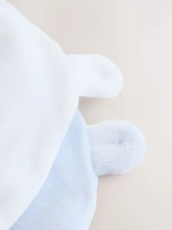Mutsjes En Antikrabwantjes|Mutsen, Handschoenen En Sjaals*Next Blauw - Velours babymutsen 2 stuks (0-12mnd)