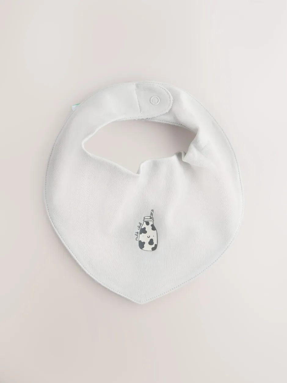 Slabbetjes*Next Blauw - Verpakking met 5 babyslabbetjes