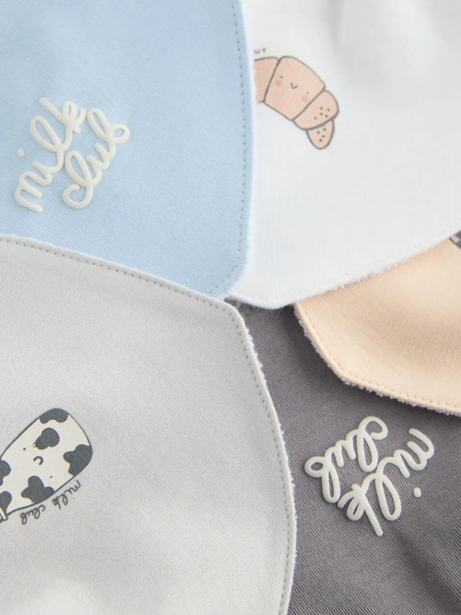 Slabbetjes*Next Blauw - Verpakking met 5 babyslabbetjes