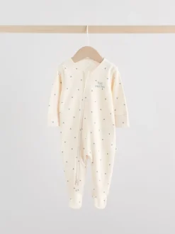 Multipacks|Babypakjes En Babypyjama's|Next Blauw - Verpakking van 3 babypyjama's met tweewegrits (0-2jr)