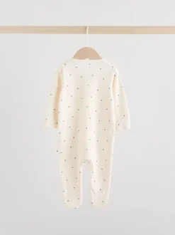 Multipacks|Babypakjes En Babypyjama's|Next Blauw - Verpakking van 3 babypyjama's met tweewegrits (0-2jr)