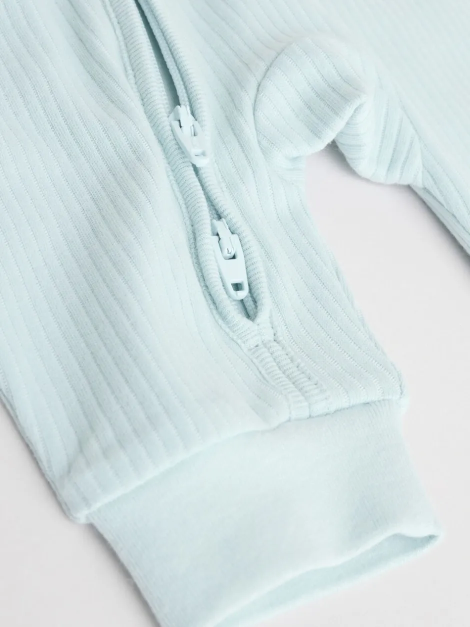 Babypakjes En Babypyjama's|Next Blauw - Verpakking van 5 babyslaappakjes met tweewegrits (0 mnd - 3 jr)
