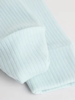 Babypakjes En Babypyjama's|Next Blauw - Verpakking van 5 babyslaappakjes met tweewegrits (0 mnd - 3 jr)