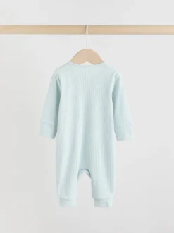 Babypakjes En Babypyjama's|Next Blauw - Verpakking van 5 babyslaappakjes met tweewegrits (0 mnd - 3 jr)