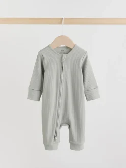 Babypakjes En Babypyjama's|Next Blauw - Verpakking van 5 babyslaappakjes met tweewegrits (0 mnd - 3 jr)