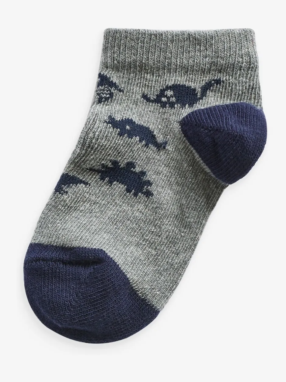 Sokken*Next Blauw - Verpakking van 7 paar sneakersokken met hoog aandeel katoen