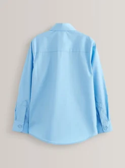 Shirts*Next - Verpakking van 2 schooloverhemden met lange mouwen (3-17jr) Blauw