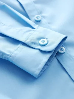 Shirts*Next - Verpakking van 2 schooloverhemden met lange mouwen (3-17jr) Blauw