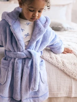 Kamerjassen*Next - Zacht aanvoelende fleece kamerjas (9 mnd-16 jr) Blauw