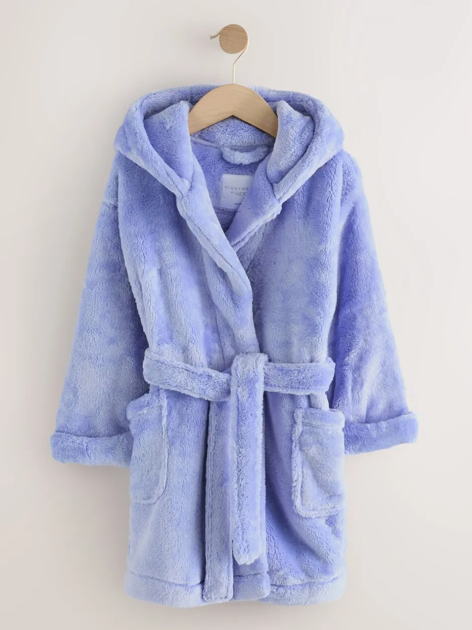 Kamerjassen*Next - Zacht aanvoelende fleece kamerjas (9 mnd-16 jr) Blauw