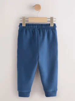Jeans En Joggingbroeken|Next Blauw - Zacht aanvoelende jersey joggingbroek (3 mnd-7 jr)