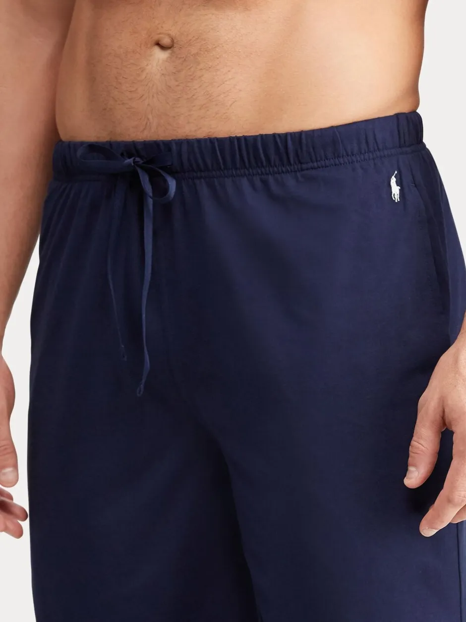 Shorts*Polo Ralph Lauren - stretchy katoenen jersey shorts Blauw chroom