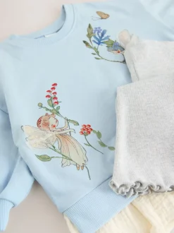 Tops|Sets En Combisets*Next - Set met top met lange mouwen en legging (3 mnd-7 jr) Blauw elfje