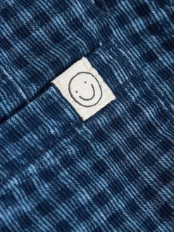 Rompertjes En Tuinbroeken*Next - Babyset van corduroy tuinbroek en rompertje (0mnd-2jr) Blauw geruit