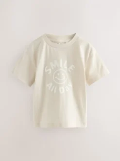 Shirts*Next - Set van T-shirt en shirt met lange mouwen (3mnd-7jr) Blauw geruit