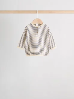 Tops|T-Shirts*Next - Baby T-shirts met lange mouwen 4 stuks (0mnd-2jr) Blauw gestreept