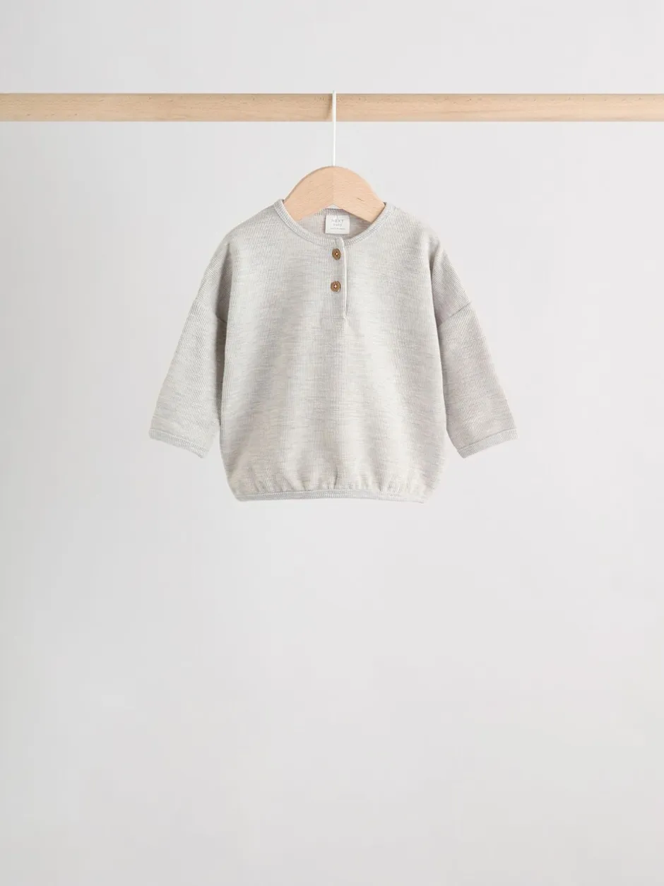 Tops|T-Shirts*Next - Baby T-shirts met lange mouwen 4 stuks (0mnd-2jr) Blauw gestreept