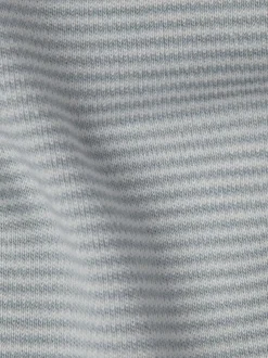 Mutsen, Handschoenen En Sjaals*Mori - Supersoft Babyhoedje Blauw gestreept
