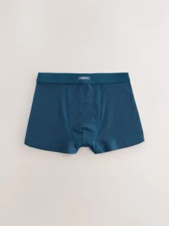 Ondergoed*Next Blauw gestreept - Set van 7 boxershorts met zachte tailleband (2-16 jr)