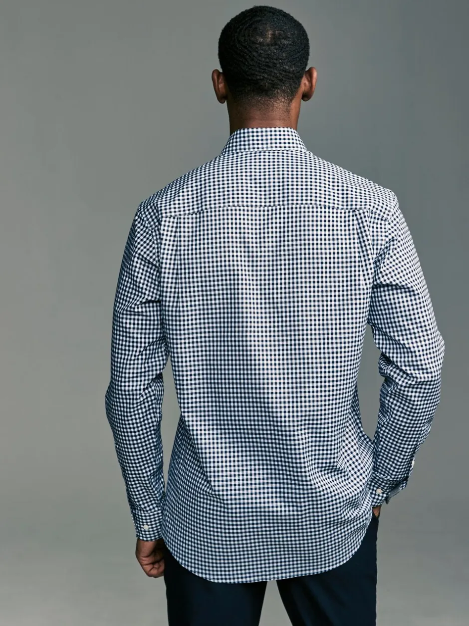 Formele Overhemden|Shirts|Next - Set van 2 stuks strijkvrije Oxford-overhemden Blauw gingham/rood gingham