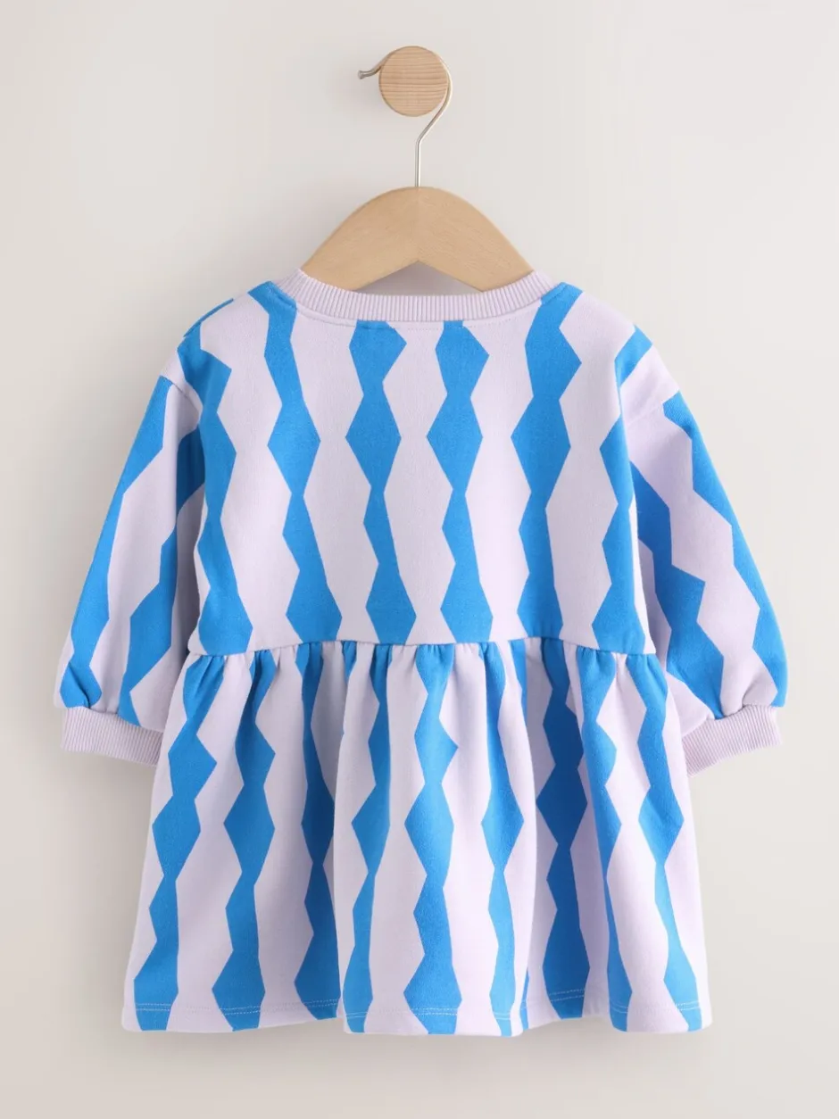 Jurken|Jurken*Next Blauw leeuw - Sweaterjurk (3 mnd-7 jr)